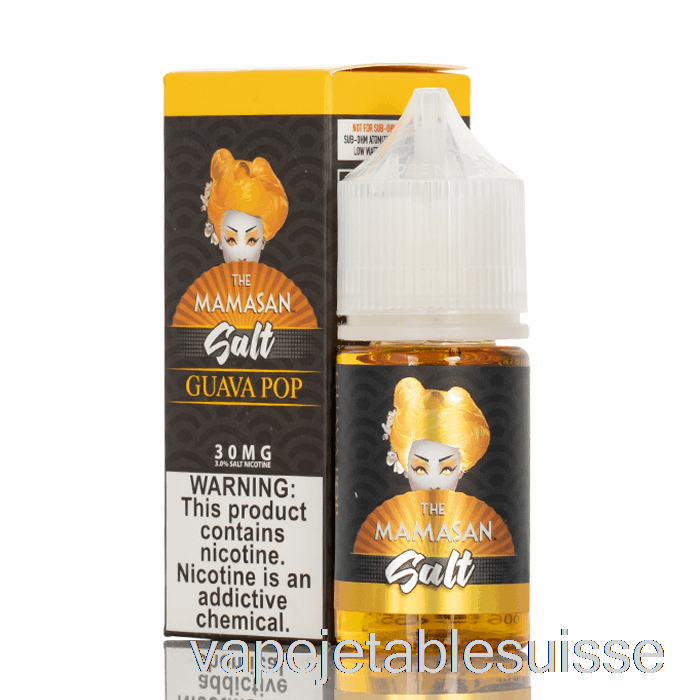 Vape Suisse Goyave Pop - Le Sel De Mamasan - 30ml 50mg